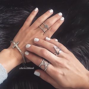 Silver ring set 💍